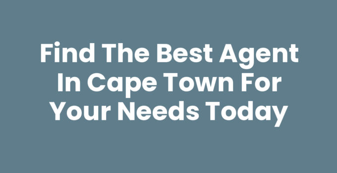 Agent in Cape Town assisting a client with real estate options