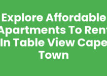 Explore Affordable Apartments To Rent In Table View Cape Town