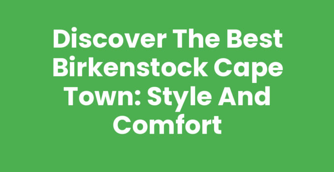 Image of Birkenstock sandals available in Cape Town