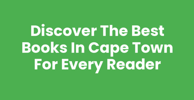 Books Cape Town - A collection of local literature showcasing Cape Town's literary scene
