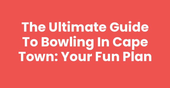 Group of friends enjoying Bowling In Cape Town.