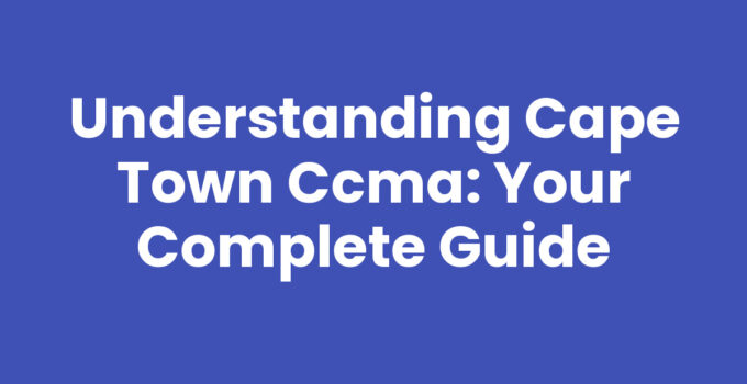 Cape Town CCMA building signage and entrance