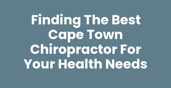 A welcoming Cape Town Chiropractor office with a professional chiropractor