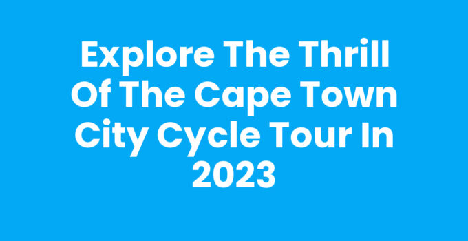 Cape Town City Cycle Tour showcasing scenic views and vibrant cyclists