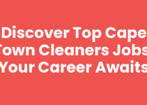 Discover Top Cape Town Cleaners Jobs: Your Career Awaits