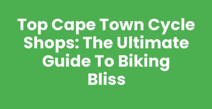 A cyclist exploring Cape Town cycle shops for the perfect bike.