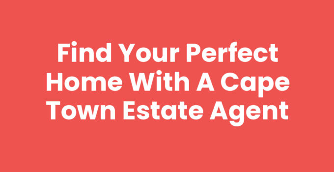 Cape Town estate agent assisting clients in property transactions
