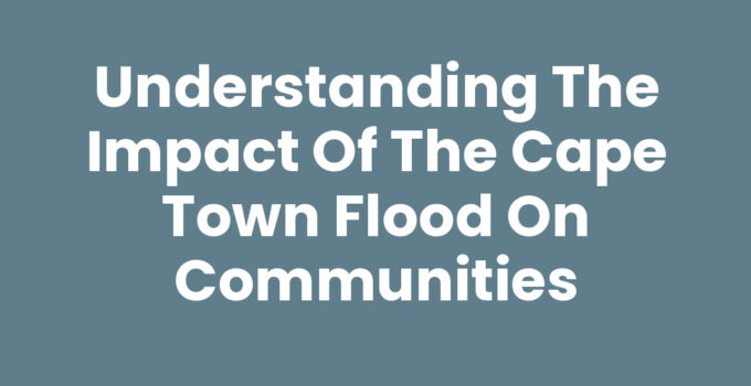 Cape Town Flood aftermath, showcasing community recovery efforts.