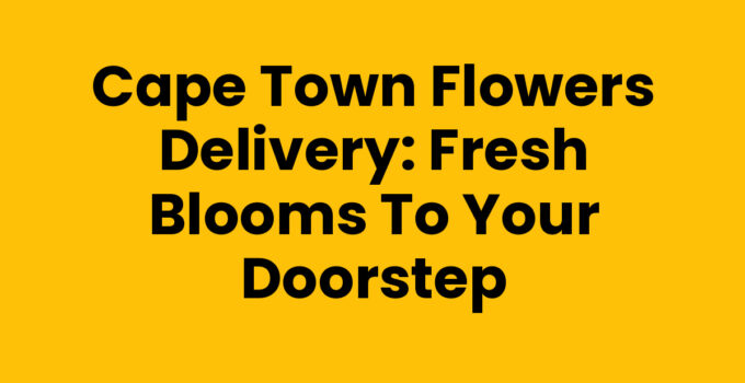Cape Town Flowers Delivery: Beautiful bouquet ready for delivery