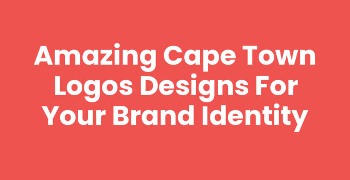 Amazing Cape Town Logos Designs for Your Brand Identity