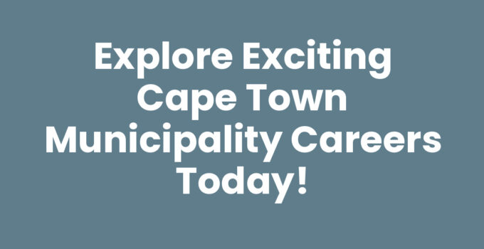 A diverse group of professionals engaging in Cape Town Municipality Careers.