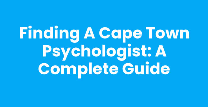 Cape Town Psychologist consultation in a serene environment