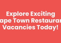Explore Exciting Cape Town Restaurant Vacancies Today!