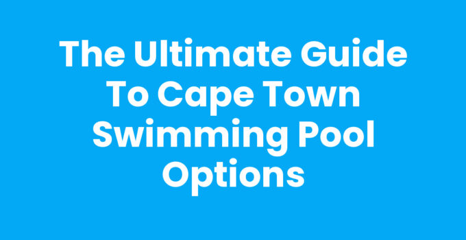 A refreshing Cape Town Swimming Pool surrounded by sun loungers and greenery