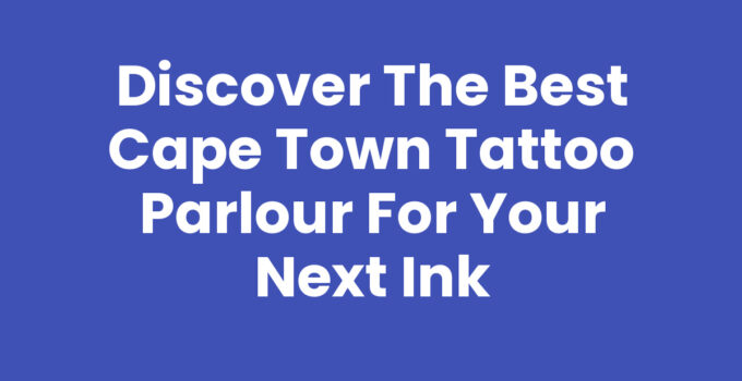 Cape Town Tattoo Parlour showcasing intricate tattoo designs