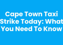 Cape Town Taxi Strike Today: What You Need to Know