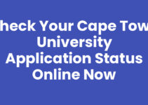 Check Your Cape Town University Application Status Online Now