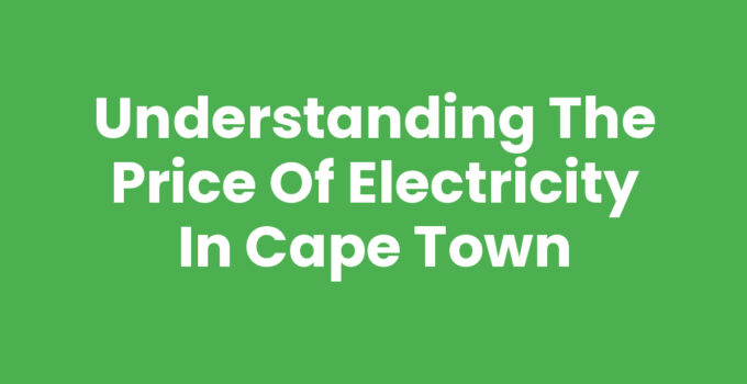Price Of Electricity In Cape Town - Graphs showing electricity pricing trends