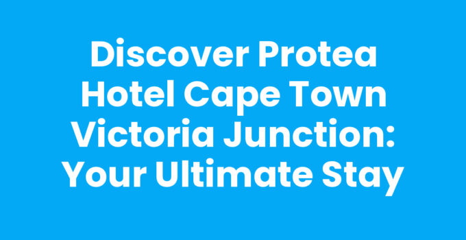 Protea Hotel Cape Town Victoria Junction with city views