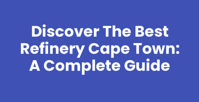 Refinery Cape Town showcasing essential oils and herbal products