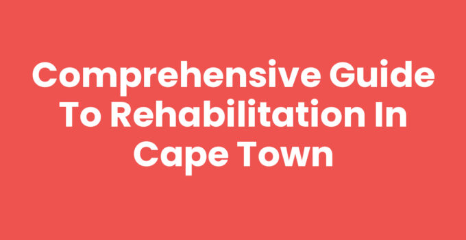 Rehabilitation In Cape Town - A serene setting for recovery.