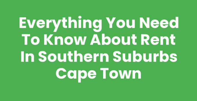 Rent In Southern Suburbs Cape Town - Scenic view of a neighborhood