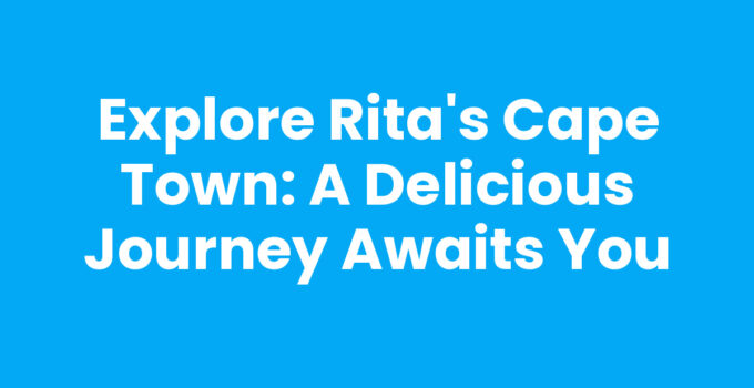 Scoop of ice cream from Rita's Cape Town with vibrant flavors