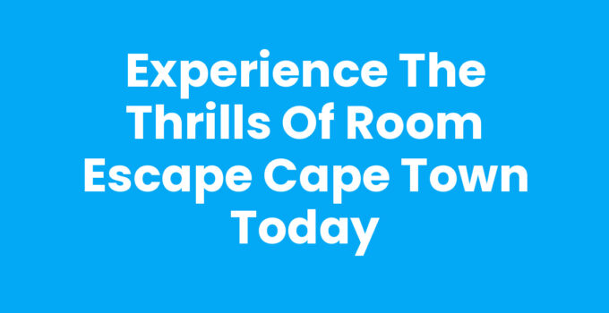 A group solving puzzles in Room Escape Cape Town