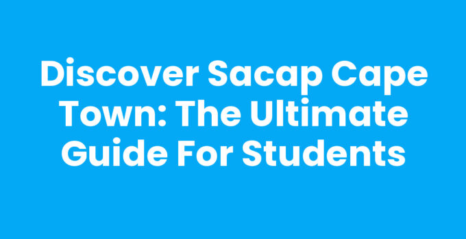 Sacap Cape Town campus showcasing vibrant student life