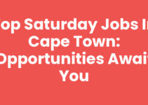 Top Saturday Jobs In Cape Town: Opportunities Await You