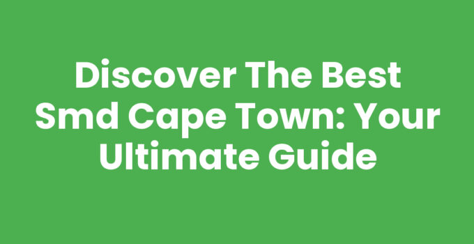SMD Cape Town services and electronic components