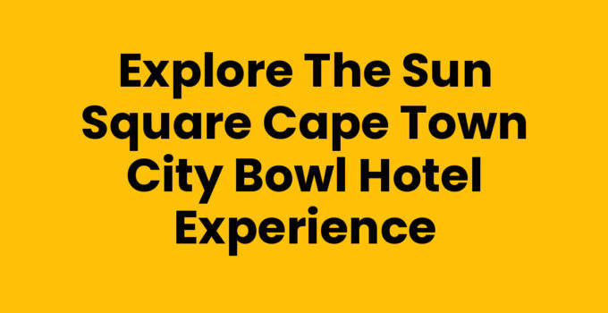 Sun Square Cape Town City Bowl Hotel featuring stunning views