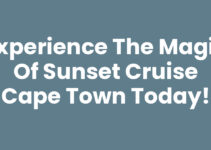 Experience the Magic of Sunset Cruise Cape Town Today!