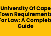 University Of Cape Town Requirements For Law: A Complete Guide