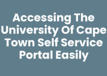 Accessing the University Of Cape Town Self Service Portal Easily