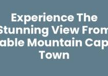 Experience the Stunning View From Table Mountain Cape Town