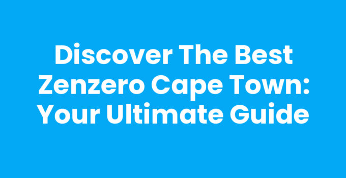 Zenzero Cape Town's exquisite dining experience featuring flavorful dishes